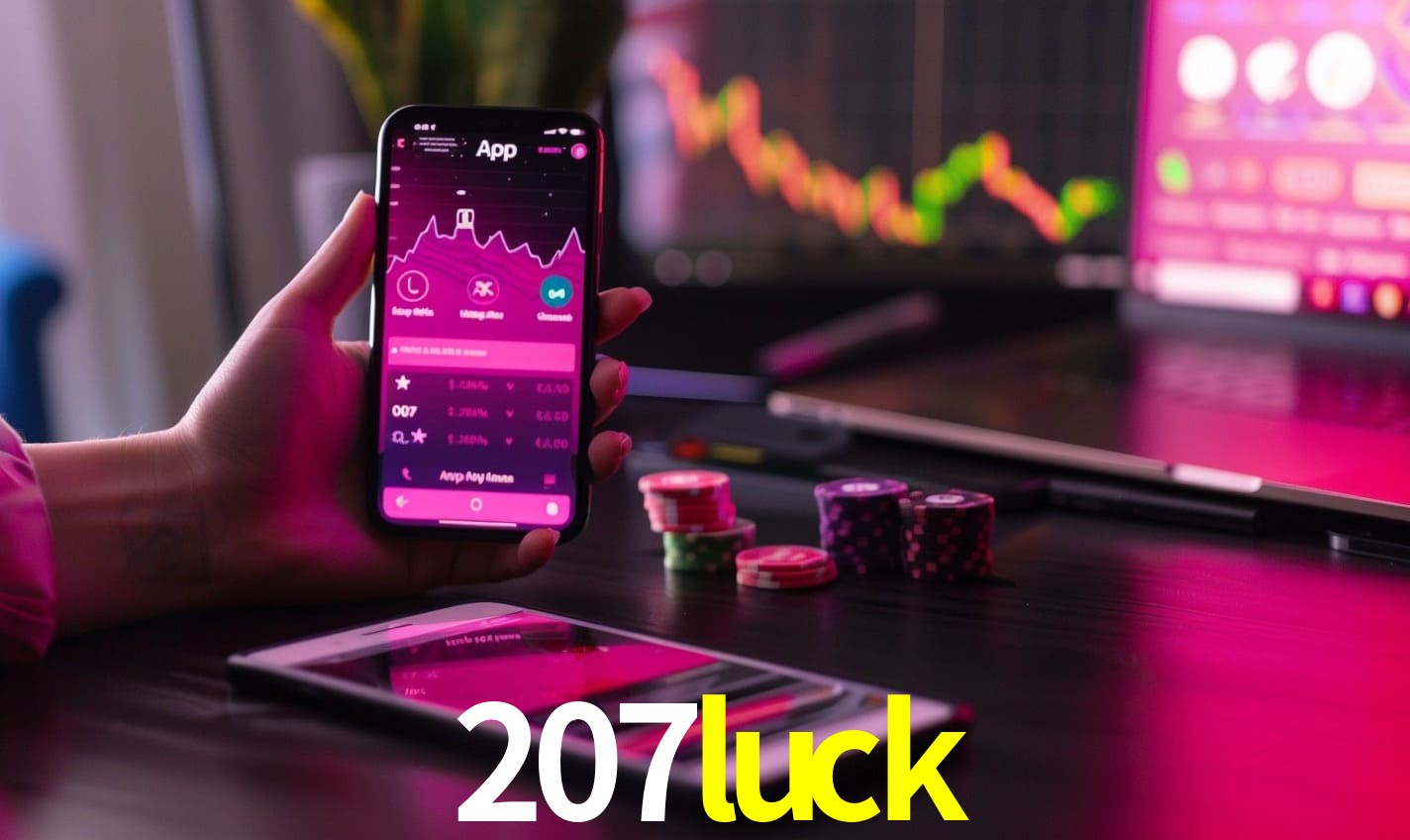 Comparação APP mobile vs versão web da 207luck